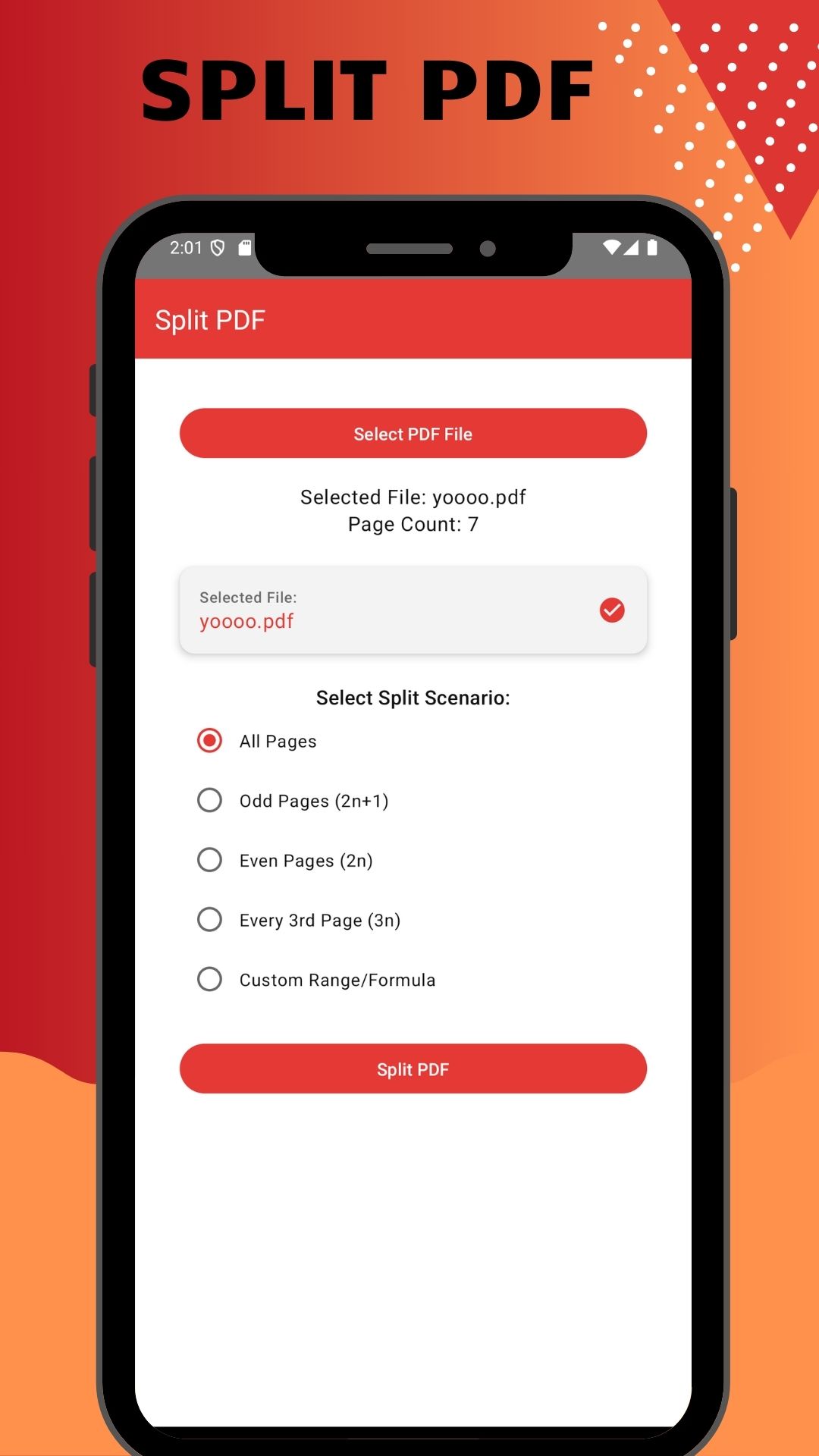 Split PDF Screenshot